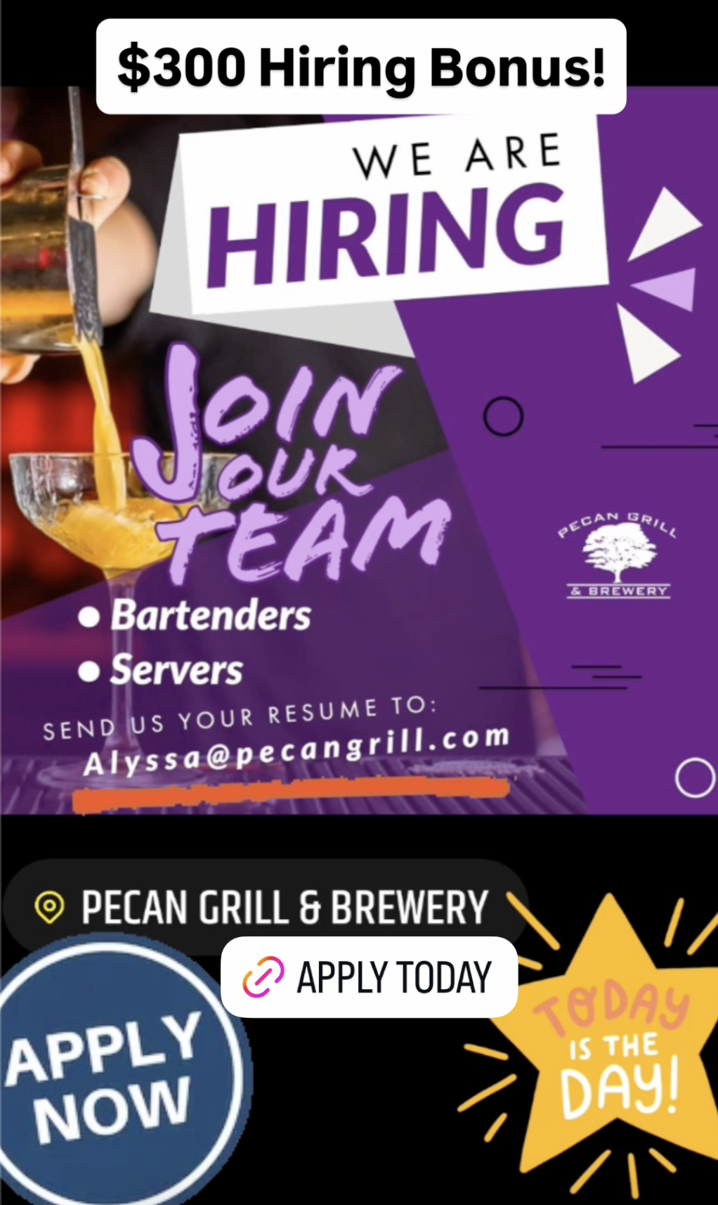 PGB-HiringBartendersServers