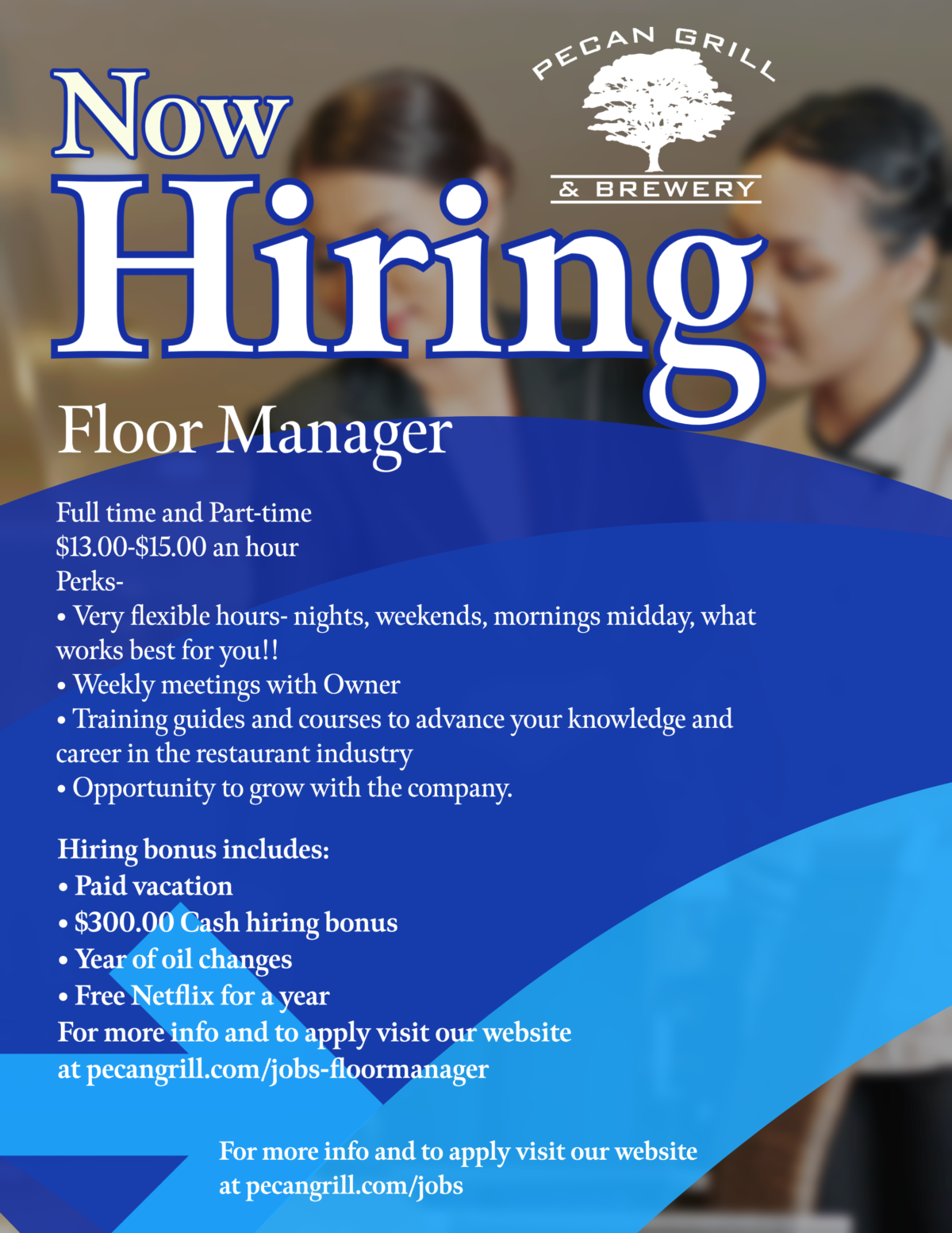 Jobs Pecan Grill & Brewery